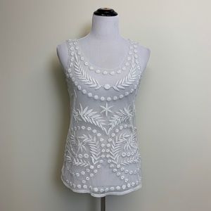 LC Lauren Conrad Sheer Top Size XS